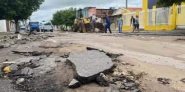 Em duas horas de chuva em Itaberaba equivaleu a quase três meses