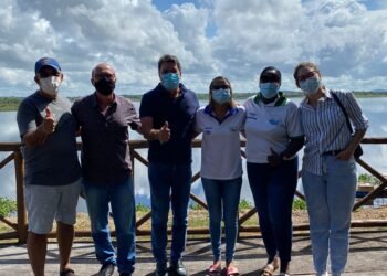 Equipes fazem vistoria final para realização de etapa do Campeonato Baiano de Canoagem no Lago Pedra do cavalo