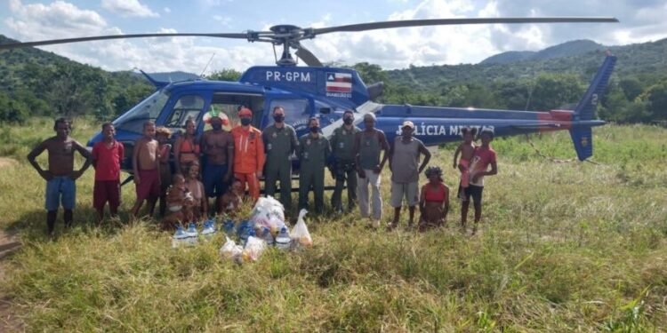 Graer entrega mantimentos a tribo isolada em Itambé