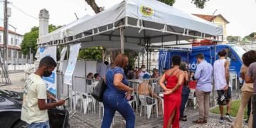 Ponto de testagem instalado no Bonfim está com atendimento suspenso nesta quinta-feira