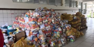 Corpo de Bombeiros monta mega operação para distribuição de materiais arrecadados