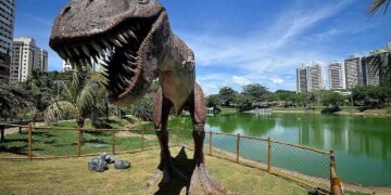 Bruno Reis anuncia parceria para colocar mais dinossauros em parque no Stiep