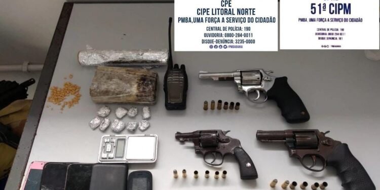 Em menos de 24 horas seis armas são apreendidas pela PM