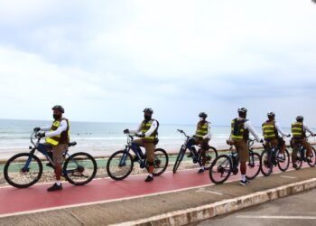 Ronda Ciclística reforça policiamento ordinário nas ciclovias de Salvador