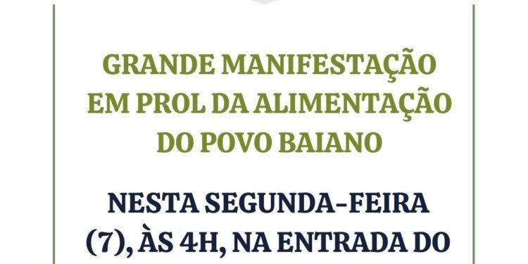 Trabalhadores e permissionários realizam protesto nesta segunda-feira (07)