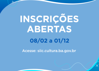 SecultBA recebe inscrições para o Programa Fazcultura 2022