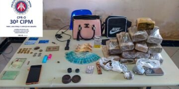 Casal é preso com 14 kg de maconha em Santa Maria da Vitória