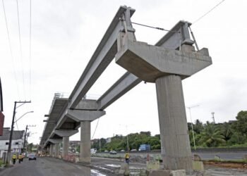 Obras do tramo três do metrô se aproximam dos 60% de conclusão