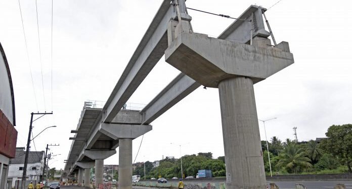 Obras do tramo três do metrô se aproximam dos 60% de conclusão