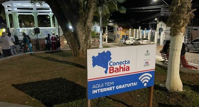 Lençóis é segunda cidade contemplada com Wi-Fi gratuito em praça pública