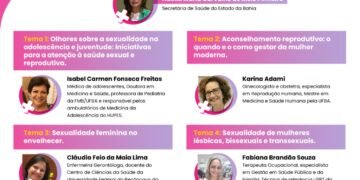Dia Internacional da Mulher: Sesab promove webnário sobre a saúde sexual e reprodutiva na população feminina
