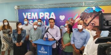 ‘Poderia tirar em todos os ambientes’, diz Bruno Reis sobre uso de máscaras