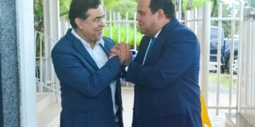 Geraldo Júnior prestigia Alex Futuca na sua primeira visita como pré-candidato a vice-governador a um órgão estadual
