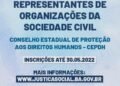 Inscrições abertas para representantes da sociedade civil no Conselho Estadual de Direitos Humanos; Saiba como participar