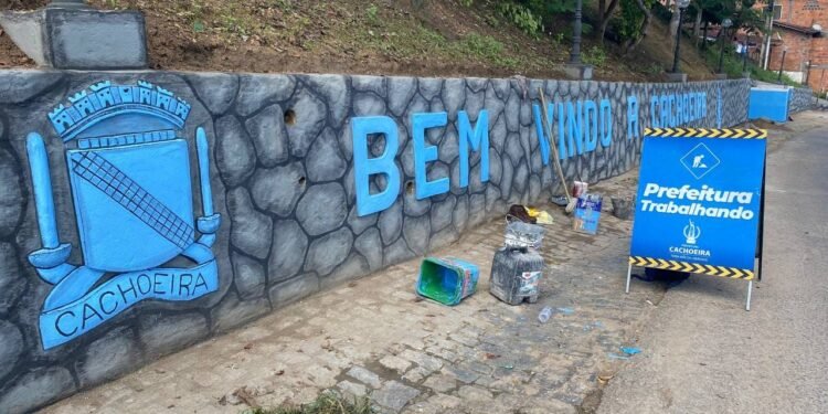 Prefeitura de Cachoeira inicia programa de revitalização das praças