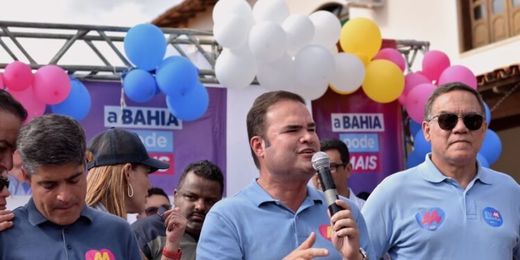 Em Piripá, Cacá Leão ressalta importância da obra na Barragem de Morrinhos