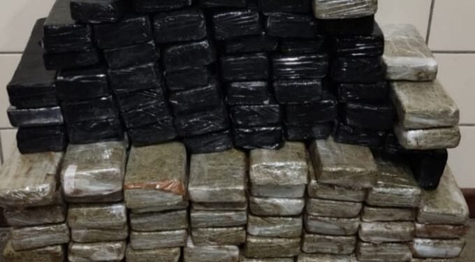 PM apreende cerca de 130 quilos de maconha que seriam distribuídos em Vitória da Conquista