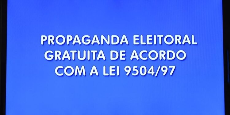 Propaganda eleitoral no rádio e na TV começa hoje, com dois blocos diários de 25 minutos