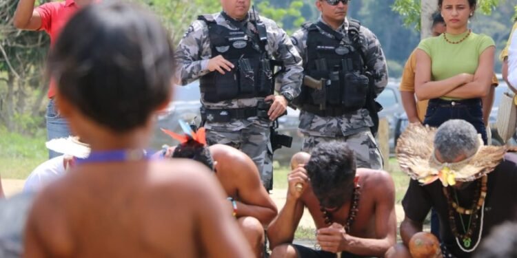 Força Tarefa da SSP, Justiça Federal, Defensoria da União e Funai visitam aldeia indígena no Monte Pascoal