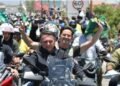 Com Roma, Bolsonaro participa de motociata em Juazeiro