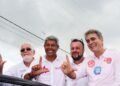 Povo abraçou Jerônimo e time de Lula, afirma Robinson, em ato no Recôncavo