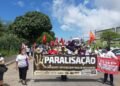 Professores de universidades da rede estadual realizam protesto em Salvador