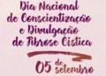 5 de setembro é o Dia Nacional de Conscientização da fibrose cística, doença rara e ainda sem cura
