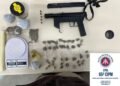 Submetralhadora e drogas são apreendidas em Feira de Santana