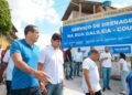Prefeito entrega obra de macrodrenagem na Rua da Galiléia, em Coutos