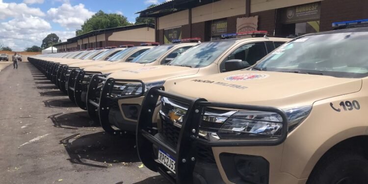 Investimento de R$ 16,5 milhões, o Governo do Estado renova frota de viaturas com mais de 100 veículos para a PM na região Sudoeste