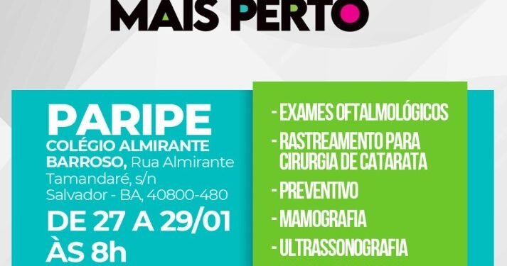 Ação itinerante leva atendimentos de saúde a Paripe