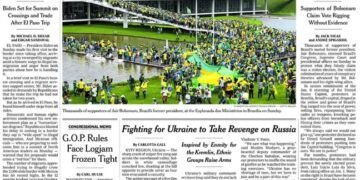 Capas de jornais do mundo destacam ataques a Brasília; veja