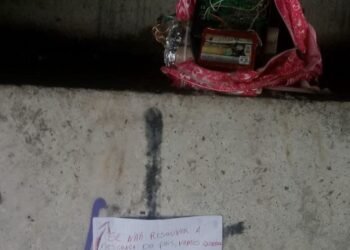 Bilhete deixado em suposto artefato passará por perícia