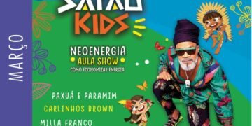 Domingo no TCA será na Concha Acústica com Carlinhos Brown em show gratuito para crianças
