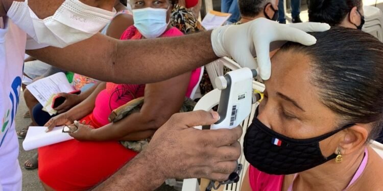 INTS realiza ação de oftalmologia gratuita no Barradão