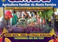 Feira de agricultura familiar será realizada na Praça 30 de Julho, em Muniz Ferreira.