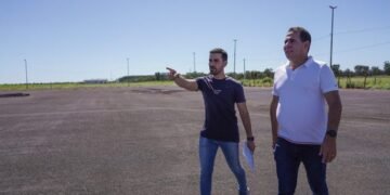 Prefeito de LEM visita obras de ampliação do aeroporto