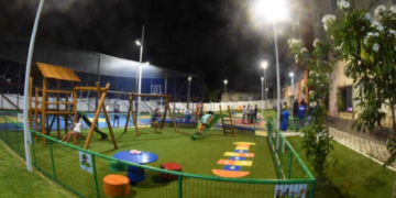 Jardim Nova Esperança ganha nova praça e quadra poliesportiva