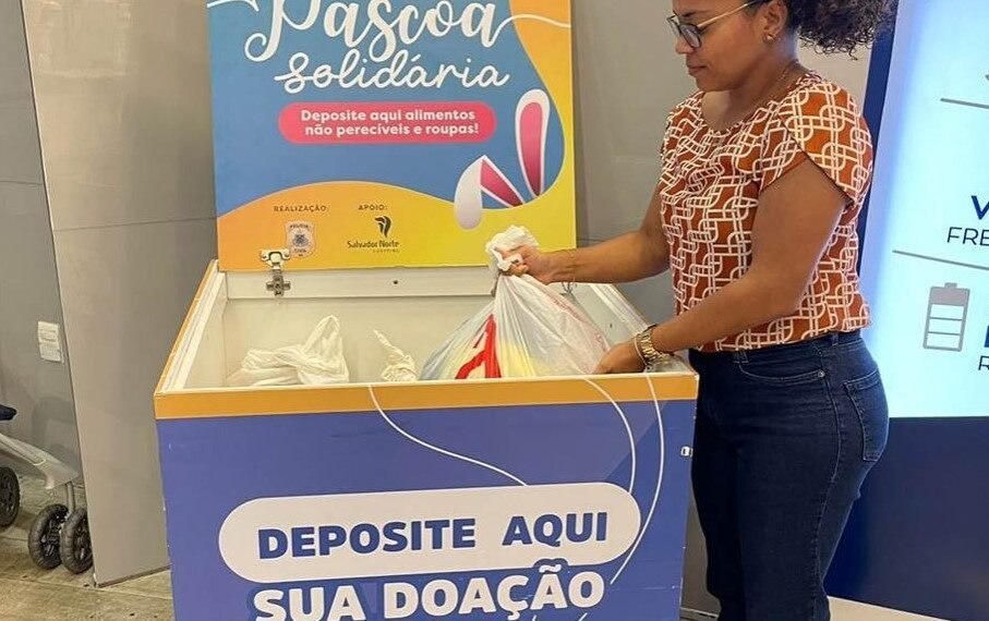 Salvador Shopping e Salvador Norte são pontos de arrecadação da campanha Páscoa Solidária