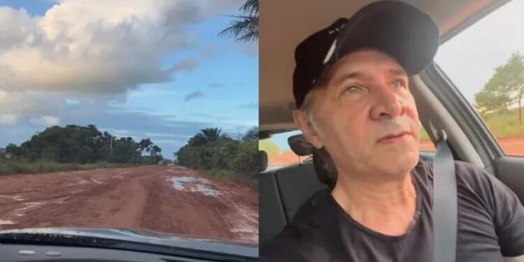 Na Bahia, Nelson Freitas reclama de estradas: ‘Segura o tchan’