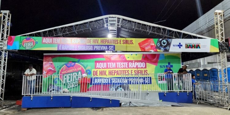 Com investimento superior a R$ 800 mil, Sesab realiza mais de 4 mil testes e reforça saúde na Micareta de Feira