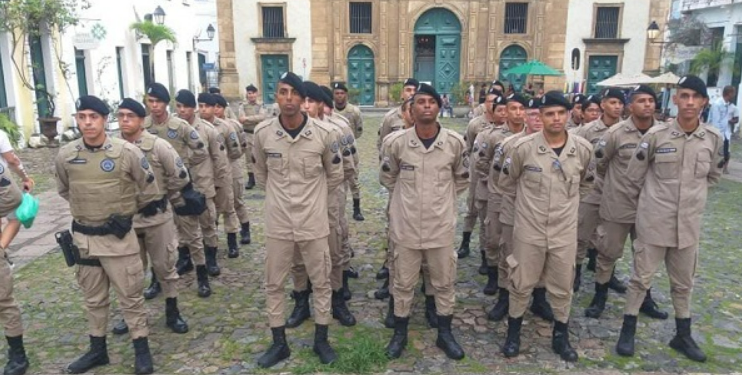 Policiamento é reforçado no Centro Histórico com mais 30 novos soldados
