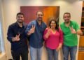 Jordávio Ramos, Adolfo Viana e Anisio Viana recebem apoio de Lúcia do Posto, vereadora de Casa Nova que deixa a base do atual Prefeito