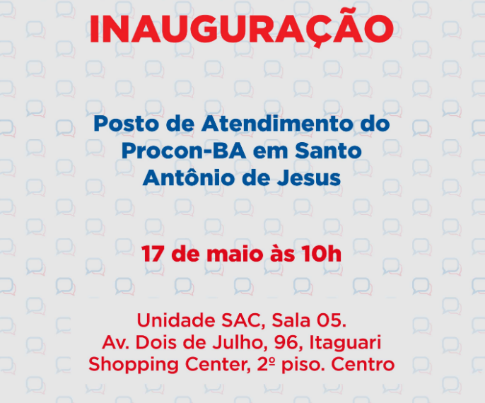 SJDH inaugura novo posto do Procon-BA em Santo Antônio de Jesus