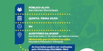 Servidores Municipais: Prefeitura de Juazeiro abre inscrições para curso sobre educação financeira