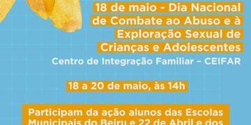SJDH e CEIFAR promovem ações alusivas ao 18 de maio em escolas públicas do bairro de Tancredo Neves