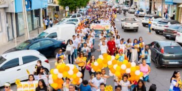 Caminhada do ‘Faça Bonito’ leva multidão às ruas de Juazeiro contra Abuso e Exploração Sexual de Crianças e Adolescentes