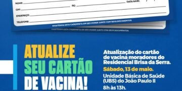 Prefeitura de Juazeiro convoca moradores do Residencial Brisa da Serra para atualizar o cartão de vacina