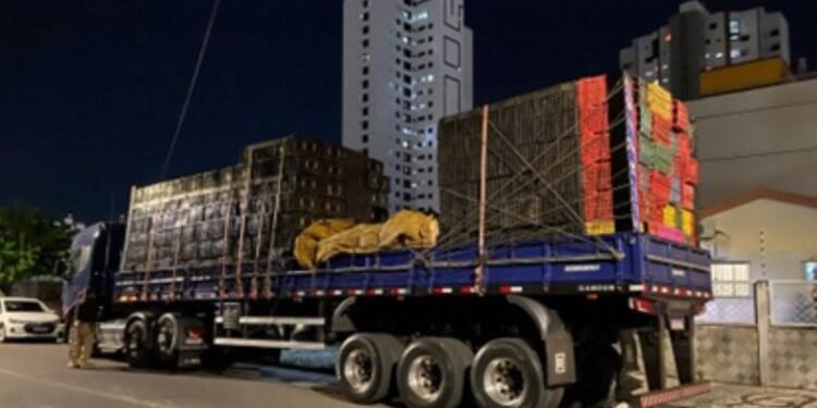 Operação apreende 490 mil cigarros que iriam para Feiraguai