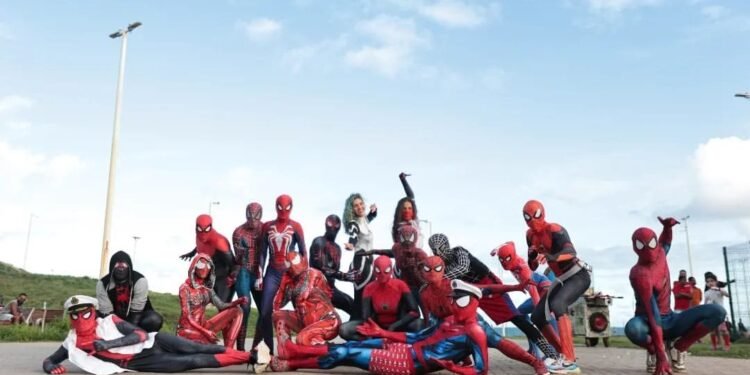 ‘Homem-Aranha: Através do Aranhaverso’ estreia em Salvador com o maior encontro de ‘Miranhas’ do Nordeste